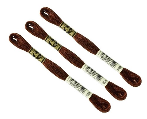Dmc 898 lot échevettes fils - 3,