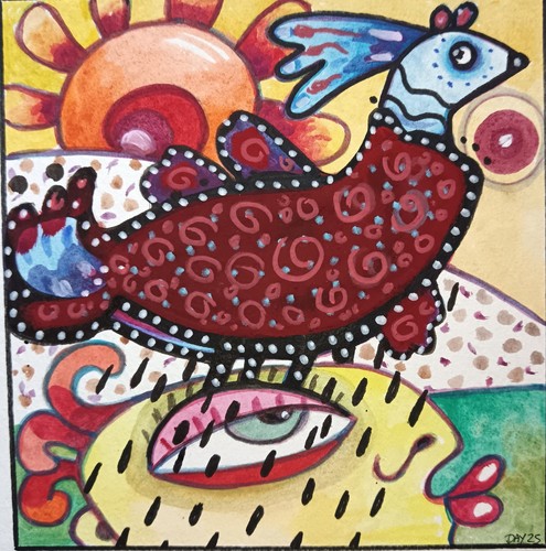 Oiseau pluie - l'oiseau, de