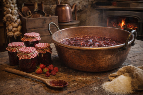 Ancienne bassine confiture - ancienne,