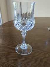 Cristal d’Arques Longchamp Crystal Wine/Water Glasses - 7 1/4" Tall