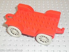 Chassis LEGO FABULAND red Car Chassis 4796c01 / Set 3797 & 3679 Mill with Shop 