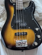 Squier By Fender Precision Jazz P/J-Bass Guitar Body 2TSB + Bridge Electronics 