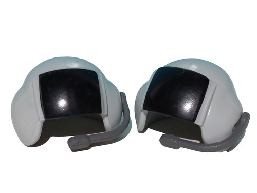 Playmobil casques pilote - x2,