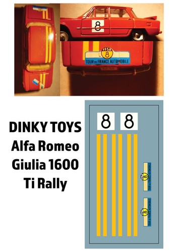 Décalcomanie eau dinky - à,