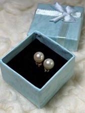 Boucle D’oreille Or 18 Carats En Perle De Culture 