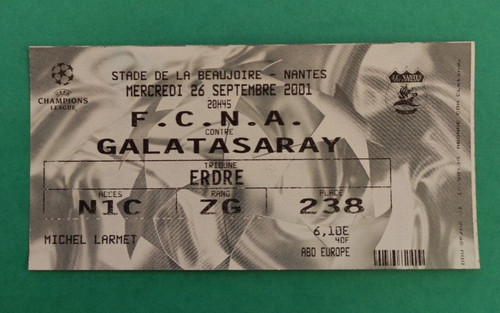 Ticket fcna galatasaray fc - fcna, galatasaray,