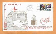 WESTAR 2 WESTERN UNION SATELLITE OCT 10,1974  CAPE  + ORBIT SPACE COVER