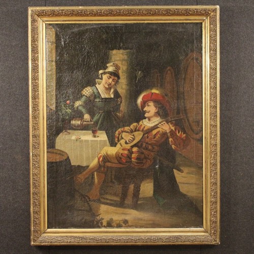Peinture scène intérieur - scène, d'intérieur
