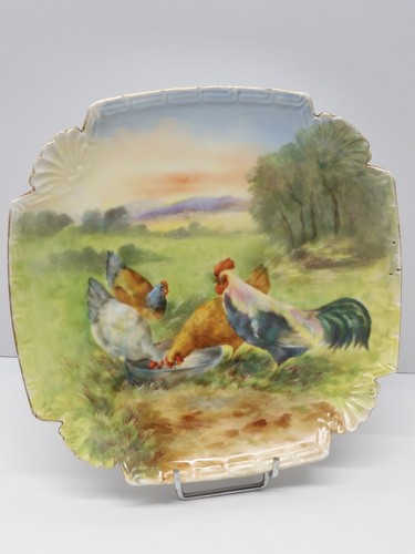 Joli ancien plat porcelaine - -joli,