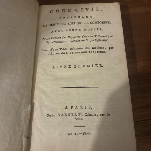 Code civil contenant - civil, série