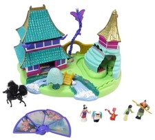 1997 Polly Pocket Mfr Disney Vintage Mulan Brave Journey Playset Near Complette