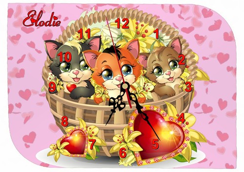 Horloge pendule murale enfant - murale,