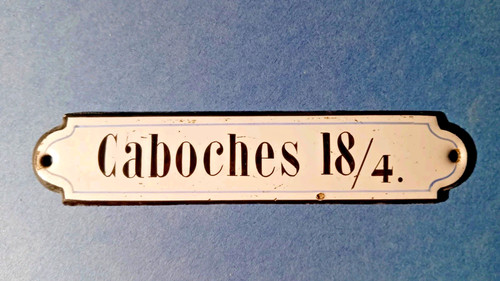 Ancienne plaque émaillée - ancienne,