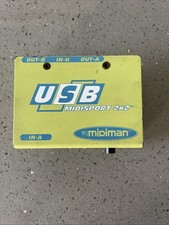 Midiman Midisport 2x2 USB MIDI Interface For Windows & Mac PARTS ONLY