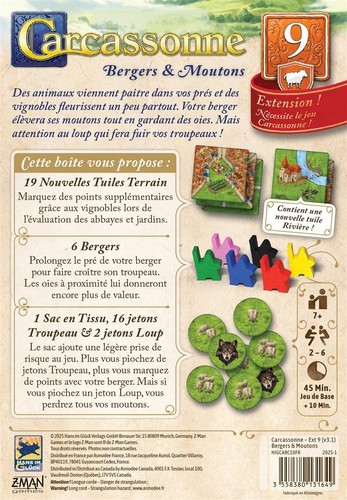 Carcassonne extension 9 - carcassonne,