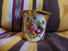 TASSE PORCELAINE DE PARIS EPOQUE RESTAURATION 1ER QUART DU 19EME SIECLE
