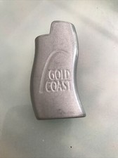 Ãtui METAL CASE FOR Briquet BIC Lighter LIGHTER GOLD COAST RARE VINTAGE