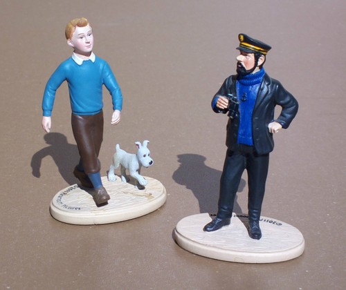 Figurines tintin milou haddock - figurines,