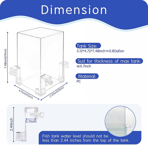 Vacuum suspended fish tank 8 - suspended,
