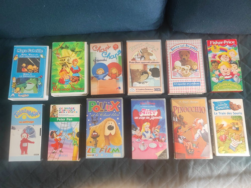 Lot cassettes vhs disney - de,