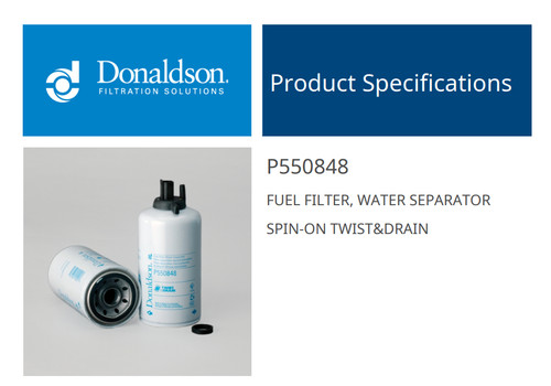 Donaldson p550848 fuel - p550848,