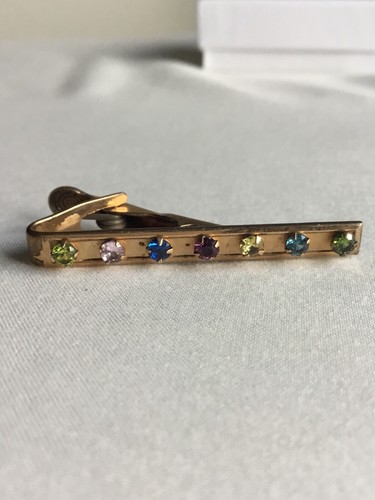 Vintage jewelmont tie - vintage, clip