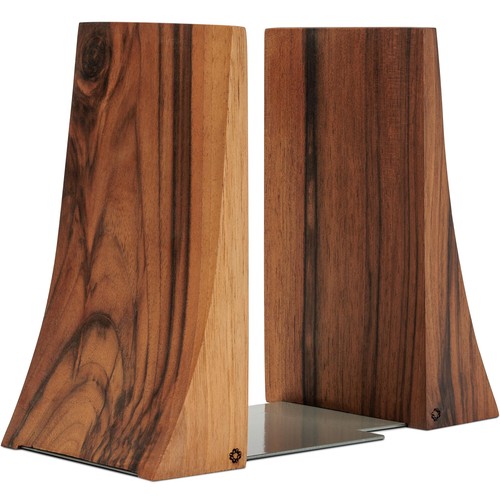 Serre livres bois noyer - serre-livres,