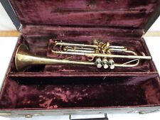 Vintage French Couesnon Trumpet Made in Paris France w/Case Mouthpiece