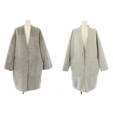 ELENDEEK Reversible Faux Mouton Coat Gray Size 1 Used
