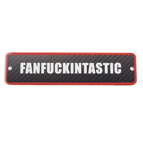 Fanfuckintastic wall sign - wall,