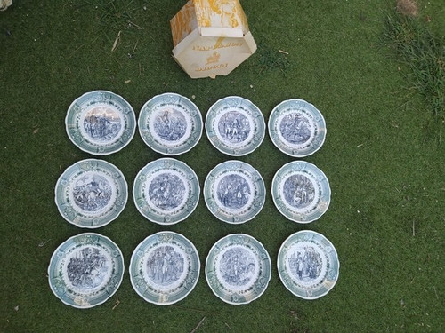 Lot assiettes parlantes - lot,