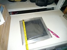  grille de décompression de hotte de cheminée finition inox 20/20cm 