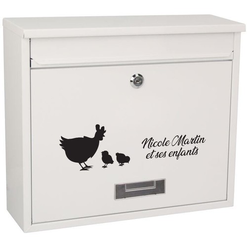 Sticker boite aux lettres - aux,