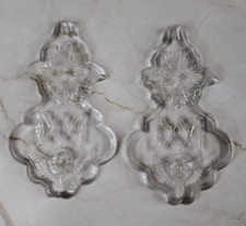 2 pampilles en cristal lustre d'église religion