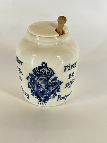 Ancien petit pot moutarde - ancien,