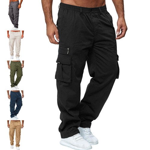 Hommes cargo collants taille - cargo,