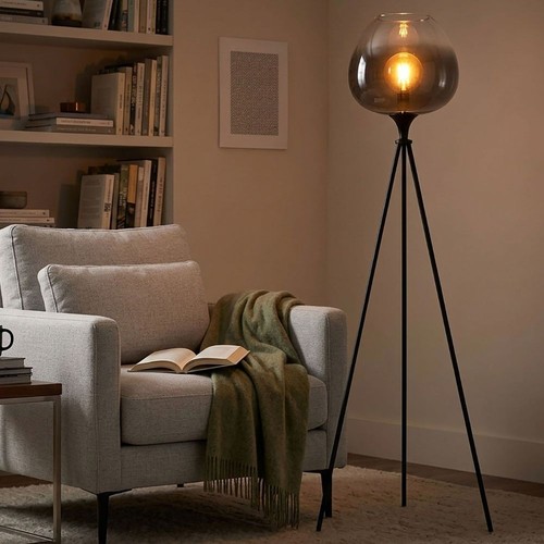 Globo stehlampe noire - noire, à