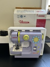 JANOME BLOSSOM Compact Electric Sewing Machine Lock Stitch Embroidery #630295397