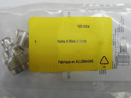 Fiche connecteur mâle - connecteur, n