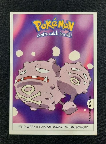 Carte pokémon smogogo 2000 - carte, :