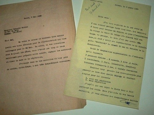 Lettre concert radisse leopold - concert,