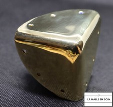 8 coins laiton massif 50mm