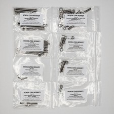 HONDA Z50A MONKEY 1969-1978 Kit vis CRUCIFORME inox moteur complet Z 50 Z50