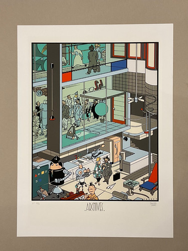 Serigraphie signe daniel - serigraphie,