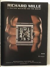 Advertising Luxury Watch RICHARD MILLE RM 016 (Dated 2013)