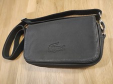 Sac/Sacoche Lacoste VINTAGE Années 2000 en Bandoulière Noir