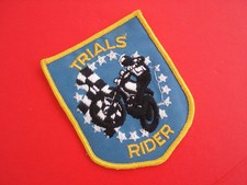 TRIALS RIDER PATCH • NOS Vintage Bultaco Sherpa Montesa Cota TL125 RL250 TY250