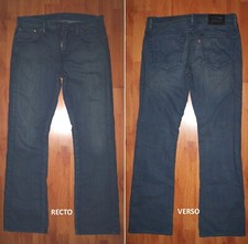 JEANS LEVIS 527 "Low-bootcut" W32 L32 (FR t42) bleu marine 2112