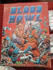 Complete Blood Bowl 1st Edition (1986) Good Condition 130 players no rules