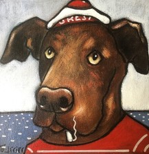 Tableau Chien Marin Tourrier